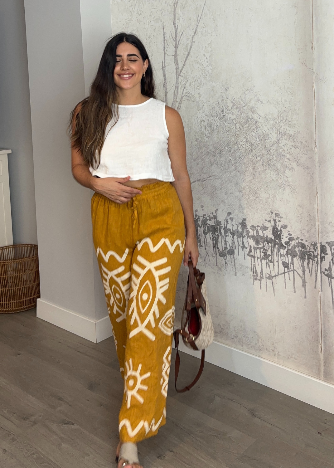 Pantalón Dibujo Boho