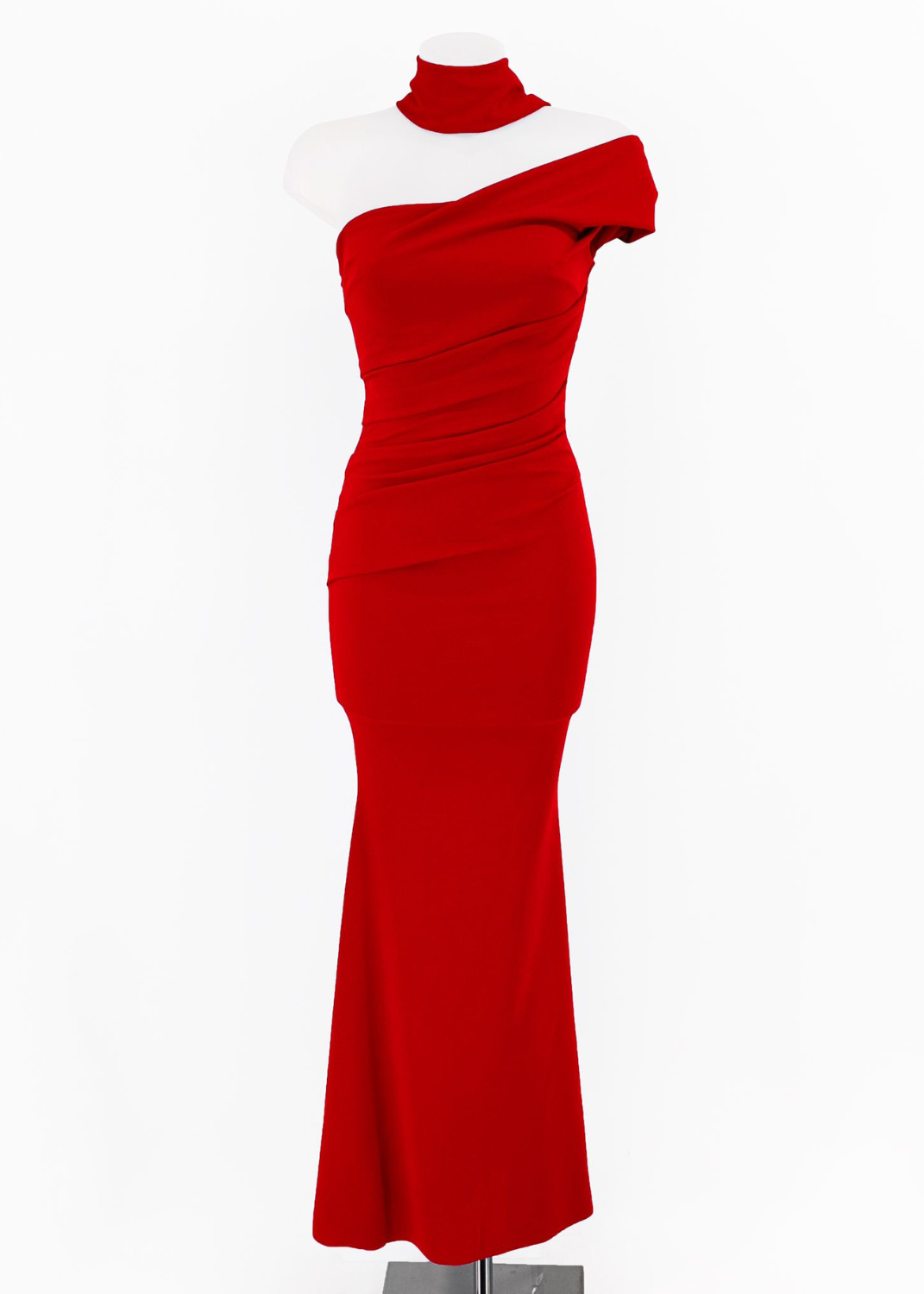Vestido Liso Drapeado