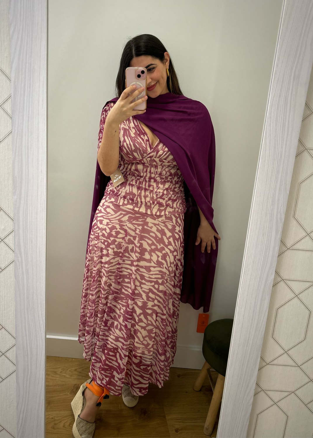 Vestido Drapeado Tul.