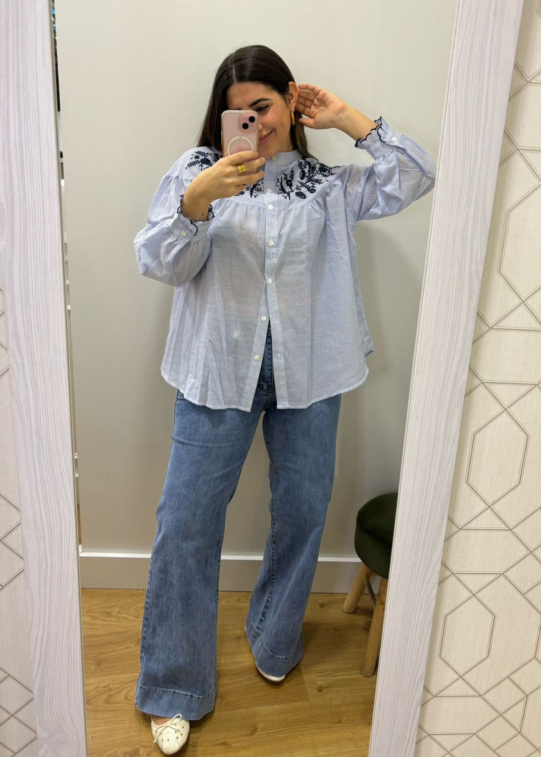 Blusa bordada